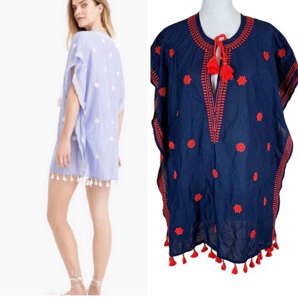 J. Crew square cut beach coverup